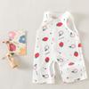 Mameluco de Algodón sin Mangas para Bebé para Niños y Niñas Ropa de Verano con Abertura para Recién Nacidos Pijama de Verano Ropa para Gatear