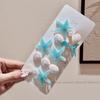 Horquilla Serie Océano Concha Estrella de Mar para Niñas Horquilla Decorativa Versátil Elegante Horquilla para Flequillo Clip Lateral Adorno para la Cabeza