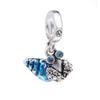 Pandora acessórios DIY inverno novo floco de neve mickey chapéu mágico miçangas lua palma pingente