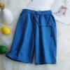 Pantalones Cortos Nuevos de Algodón Puro para Verano para Hombres y Mujeres, Pantalones Casuales de Felpa de Color Sólido, Pantalones Deportivos Casuales de Talla Grande al por Mayor