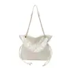 Bolso de Cadena Acolchado Estilo Coreano para Comercio Exterior, Bolso Cubo Sencillo y de Moda, Bolso Versátil Nuevo para Viajes Diarios Casual Elegante de Hombro