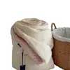 Manta de gasa de doble capa 100% algodón cálida para otoño e invierno, manta bean bean integrada lavable, manta calefactora, manta para las cuatro estaciones, manta de otoño y primavera, manta gruesa de invierno