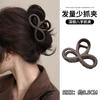 Horquilla de lazo mediano con lazo grande, accesorio elegante y sencillo para el cabello, con clip de tiburón para la parte trasera, 2024