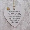 Corazón de Madera de Amistad Nuevo Modelo Transfronterizo Regalo Corazón de Amistad Regalo en Forma de Corazón Colgante Acrílico