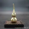 Latón Semi-Hecho a Mano Cobre Puro Bolsa de Paz Bagua Calaba Adornos de Latón Calaba Adornos de Cobre Apertura Superior e Inferior Adornos de Latón