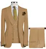Trajes Europeos y Americanos Transfronterizos para Hombre, Trajes de Negocios, Trajes Pequeños, Trajes de Banquete de Boda Ajustados de Doble Botonadura, Trajes de Tres Piezas
