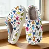 Pantuflas de Algodón de Comercio Exterior para Hombres y Mujeres, Lindas Pantuflas de Casa con Estampado de Animales de Dibujos Animados, Pod Cross-Border Jit de Una Pieza Dropshipping