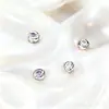 Pinzas para Oreja sin Perforación de Circonita Mobius para Hombres, Diseño Magnético de Nicho, Lujo Ligero, Pendientes de Moda de Gama Alta para Mujeres