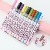 Suministro Exclusivo Transfronterizo de Bolígrafos para Uñas de 0.7 mm, Bolígrafos de Graffiti, Bolígrafos de Pintura, Marcadores de Secado Rápido para Uñas DIY, Bolígrafos de Colores para Dibujo y Delineado de Flores