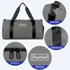 Esportes Fitness Bag Feminino Yoga Bag seco e molhado sapatos separados Shoulder Bag Training Bag Cilindro Short Distance Portable Travel Bag