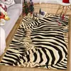 Alfombra Nórdica Transfronteriza Sala de Estar Patrón de Animales Manta Avanzada para Sofá y Mesa de Café Felpudo de Dormitorio Alfombra Moderna de Área Grande