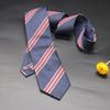 Corbata para Hombre Formal Negocios Atada a Mano 7cm Rojo Azul Marino Moderna Nueva Forma de Flor Accesorios Tienda de Trajes Boda Novio Fotografía