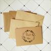 Tarjeta de Agradecimiento de Papel Kraft Retro Personalización, Tarjeta de Agradecimiento Creativa y Fresca Tarjeta de Regalo para Negocios Venta al por Mayor