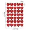 Adesivos Decorativos Dia dos Namorados Venda Quente Comércio Exterior Coração de Amor Laser Vermelho Em Estoque Embalagem Adesivos de Recompensa Amor Coloridos Sem