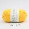 Bola de Hilo de Algodón Leche de 4 Hebras Hecha a Mano DIY Muñeca Tejida Ramo Sombrero Sin Bolitas