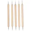 Herramientas de Cerámica Set de Madera de 5 Piezas Pellizcar Escultura Escultura de Arcilla Herramientas de Modelado Uso en Arcilla para Cerámica