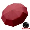 Paraguas automático de doble uso para negocios para lluvia y sol, paraguas plegable para dos personas ampliado al 70% de descuento para hombres, protección solar, protección UV, venta al por mayor desde el fabricante