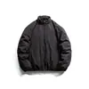 Chaqueta de Plumón Funcional Invierno Estilo Montaña Planetmusic para Hombres y Mujeres 90 Terciopelo Casual Simple Chaqueta con Cuello Alto 0413