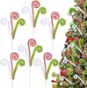 Palo Retorcido Decorativo de Peluche Navideño Recortes Jarrón Decoración DIY Sala de Estar Arreglo Floral Palo Retorcido de Peluche Navideño Recortes