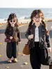Ropa de Otoño para Niñas 2026 Nuevo Estilo Coreano Estilo Pequeño Chanel Cardigan de Lana de Malla para Bebés Top Elegante Versátil de Moda