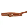 Cinturón Fino Decorativo para Mujer Traje Camisa Versátil Moda Retro Estilo Ins Vestido Cinturón de Cintura para Mujer