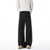 Nueva colección Primavera/Verano 2026: Pantalones casuales de corte relajado, pierna ancha, aspecto de lino con una estética sofisticada de "viejo dinero", con una caída fluida y un tacto de alta gama, diseñados para hombres