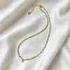 Nuevo collar chino de perlas de agua dulce y amatista, collar con colgante de bola de cristal de fuego de amatista, collar sencillo y ligero de lujo.