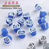 Flor miniatura de 11 mm, flor de arcilla blanda tridimensional linda, venta al por mayor, material para hacer pulseras con cordón DIY, tocados hechos a mano, accesorios
