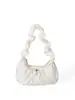 Bolsa nube estilo coreano inspirada en Ins con flores bordadas y diseño de cordón, nueva moda para mujer, de alta gama y versátil, se puede usar como bolso de mano o bolso de hombro