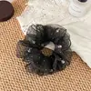 Goma para el Cabello de Estilo Coreano con Estrellas y Lunares Atmosféricos, Cuerda para Recoger el Cabello de Cola de Caballo o Moño de Alta Gama, Alta Elasticidad y Duradera