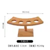 Restaurante de Sushi Japonés Soporte para Rollos de Sushi Estante para Sushi Utensilio para Servir Vajilla de Cocina Japonesa y Coreana Soporte de Bambú de Madera para Helado de Mano