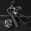 Atacado Obsidian Zodiac Chaveiro Pingente Masculino e Feminino Produtos Automotivos Anti-perdido Chaveiro Jóias Criativas