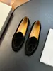 Mocasines BC para Hombre con Borlas Gamuza Zapatos de Cuero de Una Pieza Estilo Retro Británico Zapatos Casuales Transfronterizos Talla Grande Zapatos para Hombre