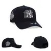 Novo Boné de Baseball Bordado da MLB para Homens e Mulheres, Chapéu de Sol Hip-Hop, Boné com Aba Fashionável e Versátil para Proteção Solar