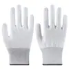Luvas de nylon roxa clara finas antiderrapantes resistentes ao desgaste respiráveis confortáveis alta elasticidade jardinagem plantio colheita triagem expressa manuseio