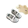 Sapatos de Ballet Femininos para Primavera e Outono Sapatos Rasos Slip-On Sapatos Casuais Vazados Infantis Mary Jane Coreia