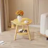 Mesa Redonda Pequeña, Mesa de Café Pequeña, Sala de Estar, Hogar, Apartamento Pequeño, Dormitorio, Mesa Pequeña, Mesa Lateral para Sofá, Mesa de Té Simple, Mini Balcón