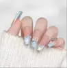 Borboleta de Cristal de Gelo Olho de Gato Nail Art Unhas Usáveis High-End Blush Suave Noiva Iluminador Desejo Puro Estilo Estudante Ins