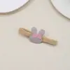 Accesorios para el Cabello de Conejito Dibujos Animados para Niños Estilo Nuevo Transfronterizo Europeos y Americanos Bebé Hechos a Mano Lazo Pequeño Elástico de Nylon Diadema Fina para el Cabello