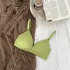 Ropa interior sin aros para mujer, top push-up para pecho pequeño, realce, espalda bonita, sujetador sexy, sujetador ajustable, pieza única