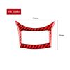 Pegatinas de fibra de carbono para accesorios de modificación interior de llave de engranaje de coche, aplicables a Subaru BRZ Toyota 86 (17-19)