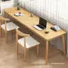 Escritorio de madera maciza pequeño apartamento uso doméstico adulto mesa larga moderno minimalista estudiante estudio escritorio de escritura dormitorio escritorio de computadora