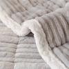 Cojín de sofá de terciopelo de leche, color crema, viento, otoño e invierno, de felpa enrollada, con forma de gato, funda de sofá, tela, fila recta, fijo, antideslizante