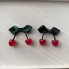Doces Cerejinhas Pingentes Laços Acessórios Grampo de Cabelo Capa de Celular Meias Bolsa Acessórios para Animais de Estimação Boneca DIY Artesanal