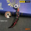 Periférico de jogo Firewire com rolamento embutido, faca Shura rotativa, faca garra de águia, modelo de arma de metal, brinquedo sem lâmina