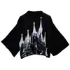 Sudadera transfronteriza para otoño e invierno 2024, nueva ropa de punto para hombre y mujer, suéter personalizado de punto con estampado estilo callejero de cuello redondo para mujer