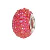Pulseira DIY Transfronteiriça Bola de Diamante de Resina Acessórios de Pulseira com Contas para Meninas, Contas Coloridas Materiais para Colar Dopamina