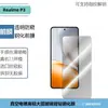Adecuado para Película Templada Realme P3, Película de Vidrio Transparente con Serigrafía Anti-Mirada, Película de Lente Transparente Ojo de Águila Metálico
