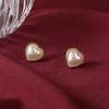 Pendientes de gota de aceite negro de aleación elegantes, de lujo y accesibles, estilo francés de alta gama, con aguja de plata y nicho.