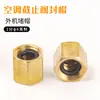 Tapón de Cobre para Unidad Exterior de Aire Acondicionado, Tapa de Válvula Dividida con Sello de Cobre, Tuerca de Cobre con Rosca Interna, Tapa de Válvula de Cierre para Tubería, Tapa Tapón, Tapa Cubierta, Accesorios